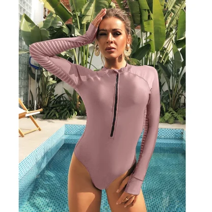Surfing Sport One Piece Swimsuit - Image 4