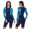 Wet Suit Shorts One Piece Swimsuit - Image 2