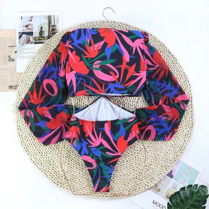 Hollow Out One Piece Swimsuit - Image 5