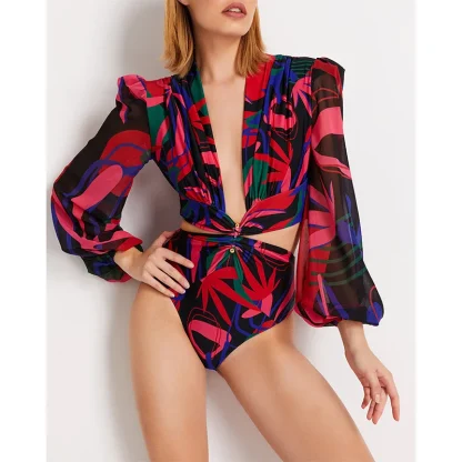 Hollow Out One Piece Swimsuit