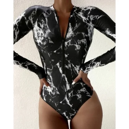 High Cut One Piece Swimsuit - Image 2