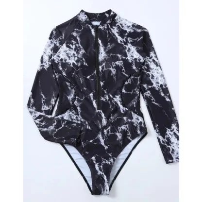 High Cut One Piece Swimsuit - Image 4
