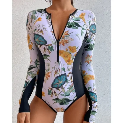 High Cut One Piece Swimsuit - Image 5