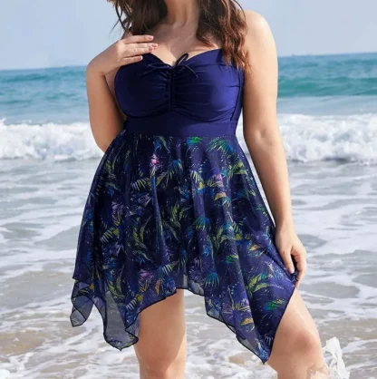 Flowy Skirt One Piece Swimsuit