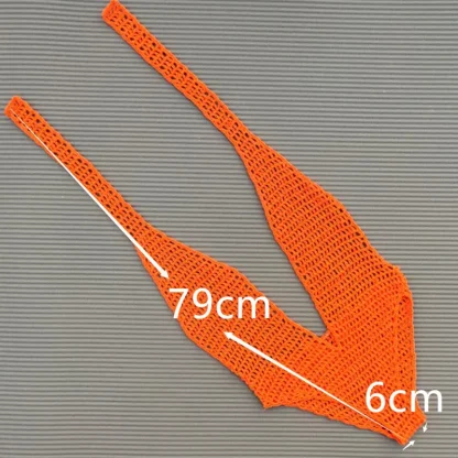 Crochet Detail One Piece Swimsuit - Image 7