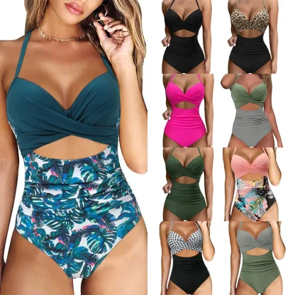 High-Waist Sexy One Piece Swimsuit - Image 2