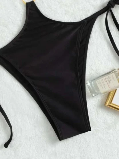 Strappy Side One Piece Swimsuit - Image 3