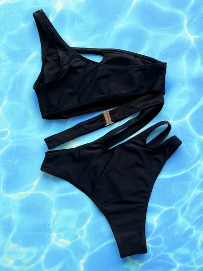 Stylish Cut Out One Piece Swimsuit - Image 5
