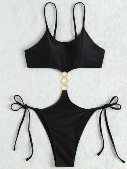 Strappy Side One Piece Swimsuit