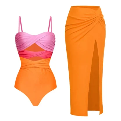 Hollow Beach One Piece Swimsuit - Image 4