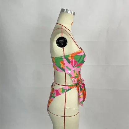 Sexy Strapless One Piece Swimsuit - Image 5
