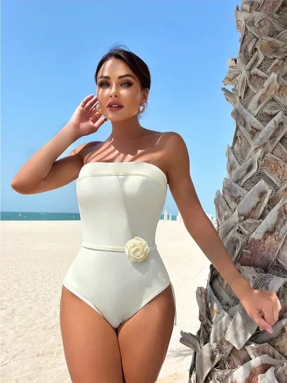 Chic Beachwear One Piece Swimsuit - Image 5