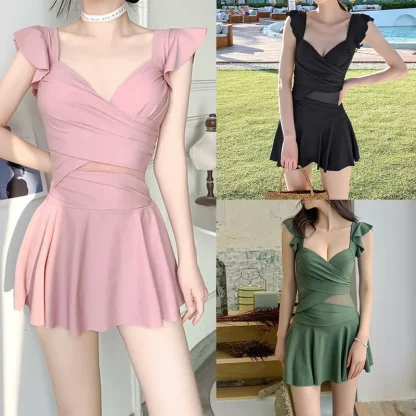 Dress Style One Piece Swimsuit - Image 6