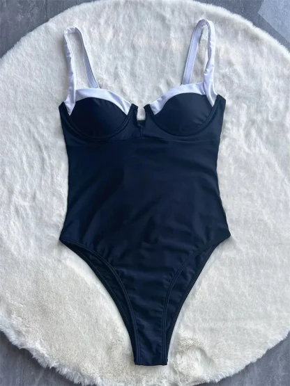 Sleek Push-Up One Piece Swimsuit - Image 4