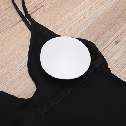 Basic Comfortable One Piece Swimsuit - Image 5