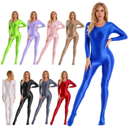 One Piece Swimsuit with Round Neck - Image 7