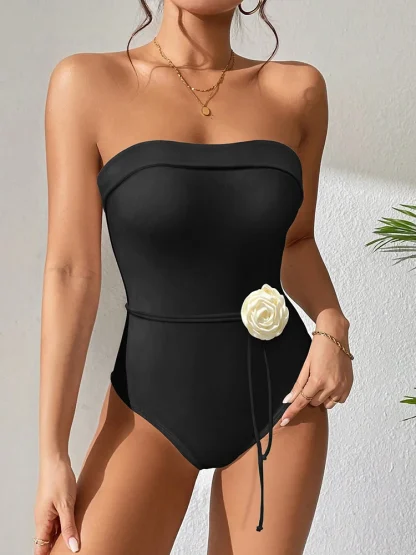 Sexy Tummy Control One Piece Swimsuit - Image 3