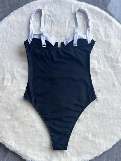 Sleek Push-Up One Piece Swimsuit - Image 5