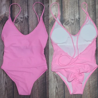 Sexy Padded One Piece Swimsuit - Image 6