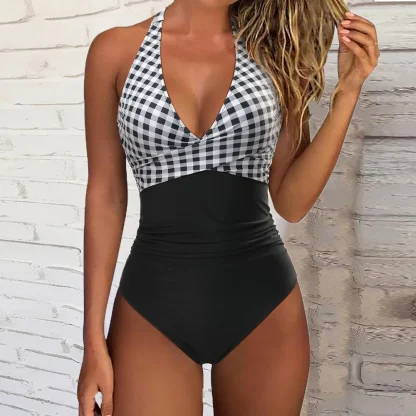 Sexy Halter One Piece Swimsuit