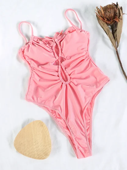 Tied Swimwear One Piece Swimsuit - Image 6