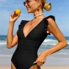 Backless Swimwear One Piece Swimsuit - Image 6