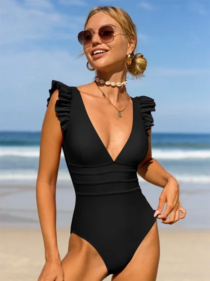 Backless Swimwear One Piece Swimsuit - Image 5