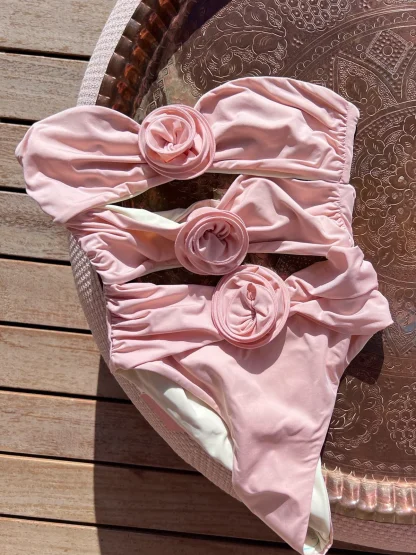 Beach Bathing One Piece Swimsuit - Image 4