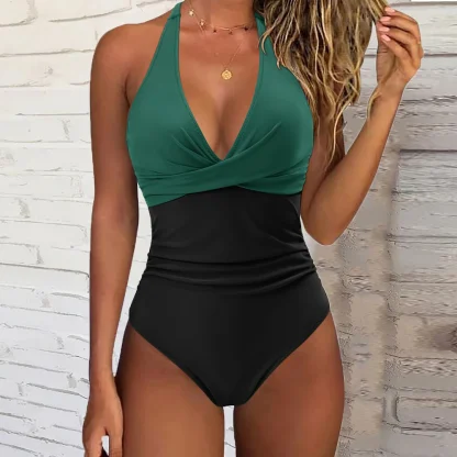 Sexy Halter One Piece Swimsuit - Image 4