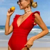 Backless Swimwear One Piece Swimsuit - Image 3